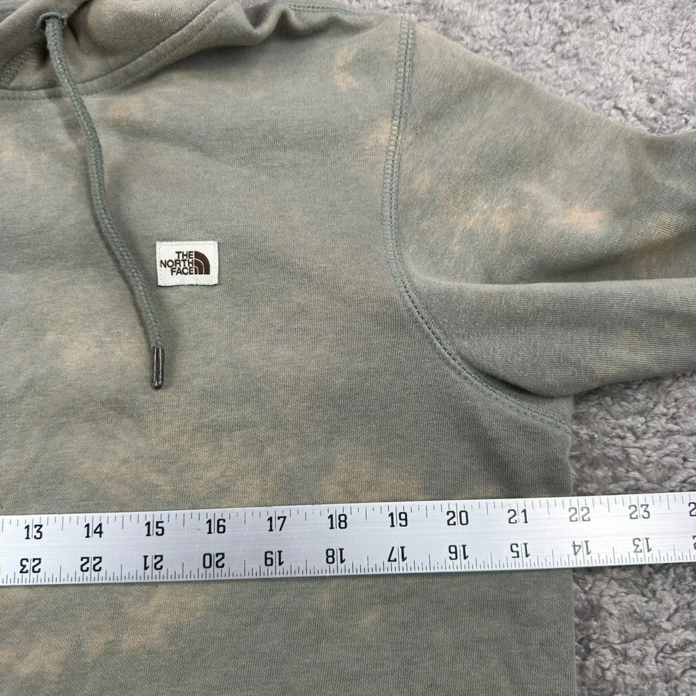 The North Face Men's Gray Green Tie Dye‎ Hoodie Pullover Sweatshirt Small